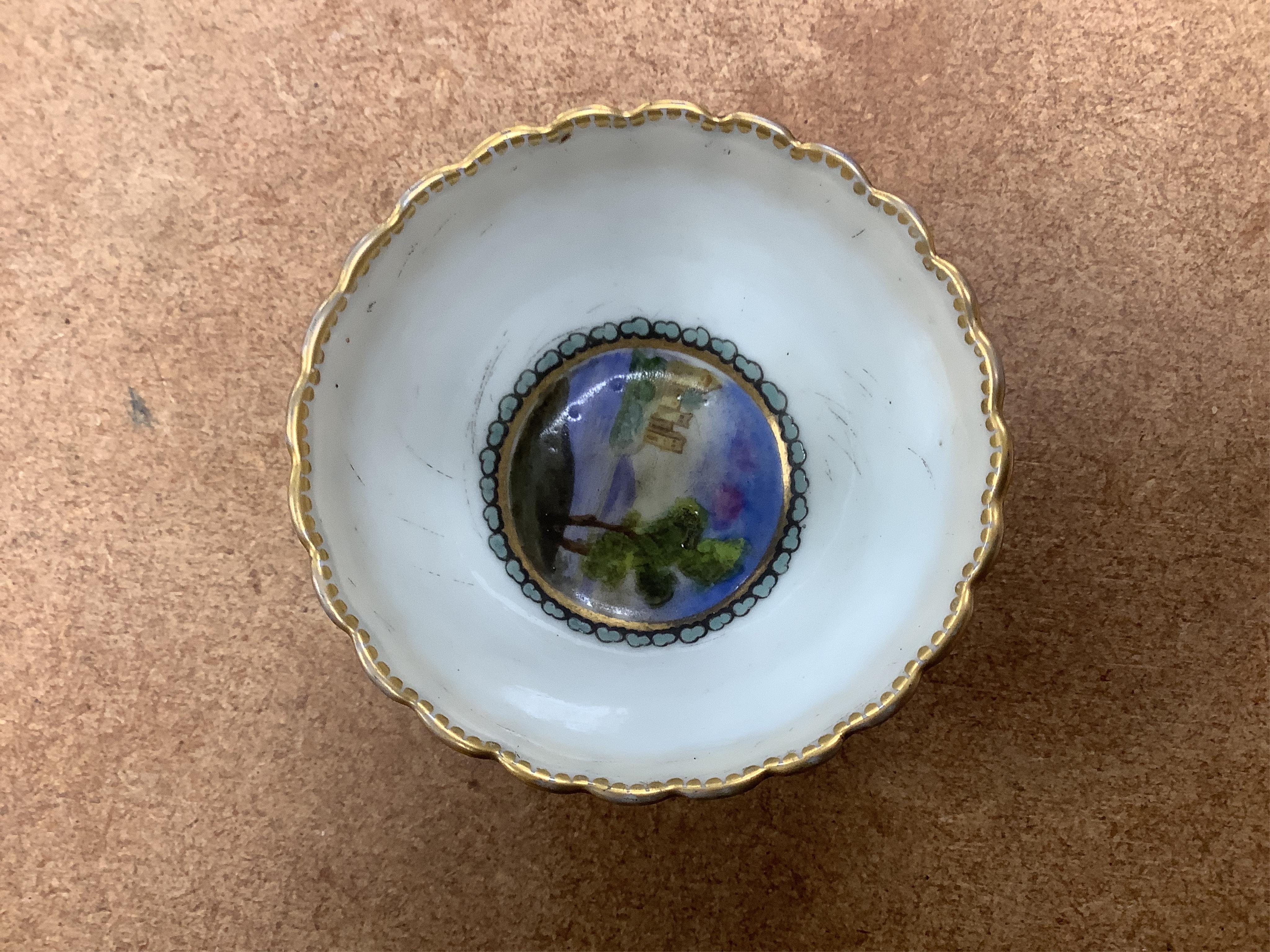A Worcester Lord Henry Thynne type fluted tea bowl and saucer, c.1780, a group of Worcester Queen Charlotte pattern tea and coffee wares, c.1790-1810, two Worcester Kakiemon style dishes, largest 21cm in diameter